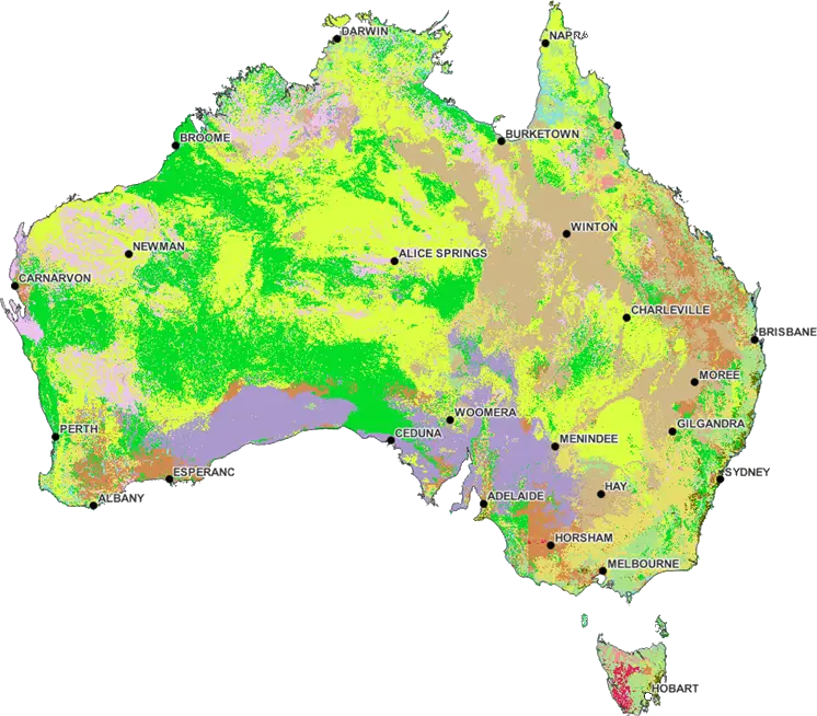 Australia Soil Map
