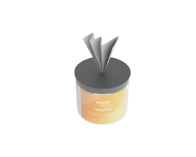 WipePRO™ 光学级清洁湿巾，坚固耐用的小桶装（100 片装）