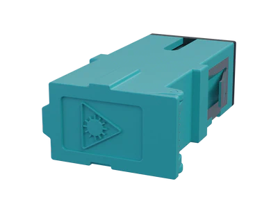 SC Fibre Optic Adapter - Aqua
