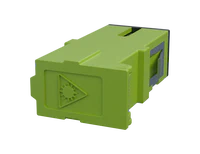 SC Fibre Optic Adapter - Lime Green