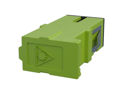 SC Fibre Optic Adapter - Lime Green
