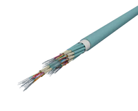 สาย SlimCORE™ 144F - OM4, สีฟ้าอมเขียว