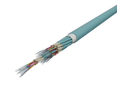 สาย SlimCORE™ 144F - OM4, สีฟ้าอมเขียว