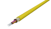 TightBEND™ 12 Fibre Indoor/Outdoor Tight Buffered Cable, Single Mode, Yellow