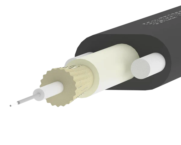 EasyDROP™ 1F 电缆 – 2mm 线，900um，黑色护套