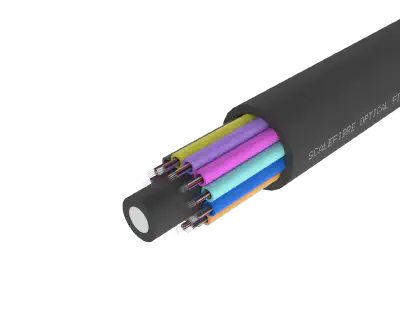 High Strength Loose Tube Outdoor Fibre Cable – PE Jacket, 144 Fibre