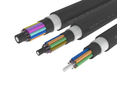 
High Strength Armoured Loose Tube Outdoor Fibre Cable – PE/PA/PE, 72, 96
and 144 Fibre