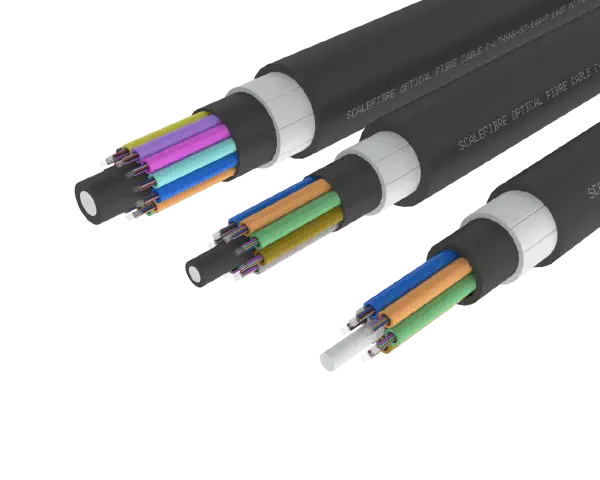 
High Strength Armoured Loose Tube Outdoor Fibre Cable – PE/PA/PE, 72, 96
and 144 Fibre