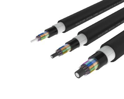 
Non-Metallic Armoured Loose Tube Outdoor Fibre Cable – PE/PA/PE Jacket,
72, 96 and 144 Fibre