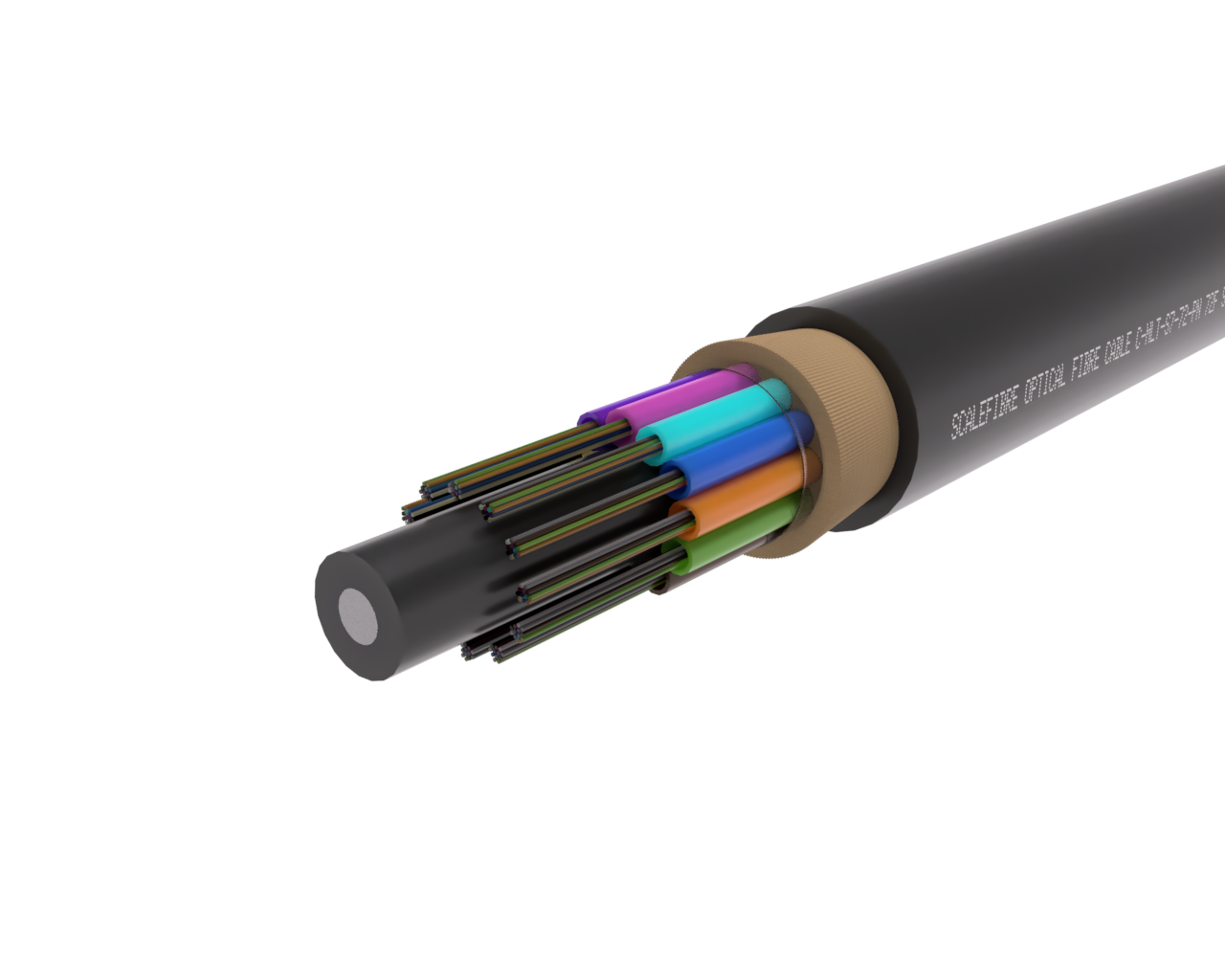 72F SkySPAN ADSS 光纤电缆