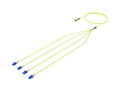 8 Fibre MPO to LC Fanout, Singlemode (G.657.A1)