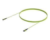 12 Fibre OM5 Multi Mode MPO(12F) Trunk, Lime Green