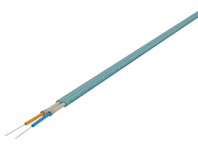 Cable Construction - 2mm Figure-8 Cord Duplex, OM4, Aqua