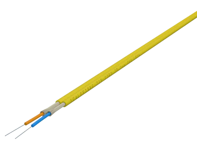 Cable Construction - 2mm Figure-8 Cord Duplex, Single-mode, Yellow