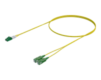 Single-mode Duplex Patch Cord - LC/APC to SC/APC