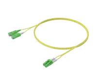 Single-mode Duplex Patch Cord - LC/APC to SC/APC