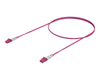 OM4 Duplex Patch Cord - LC/UPC to LC/UPC, Erika Violet