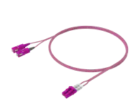 OM4 Duplex Patch Cord - SC-LC, Erika Violet