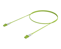 OM5 Duplex Patch Cord - LC/UPC to LC/UPC, Lime Green