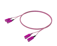 OM4 Duplex Patch Cord - SC-SC, Erika Violet