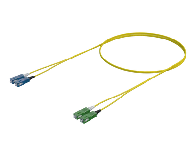Single-mode Duplex Patch Cord - SC/UPC to SC/APC