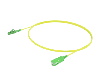 Single-mode Simplex Patch Cord - LC/APC to SC/APC