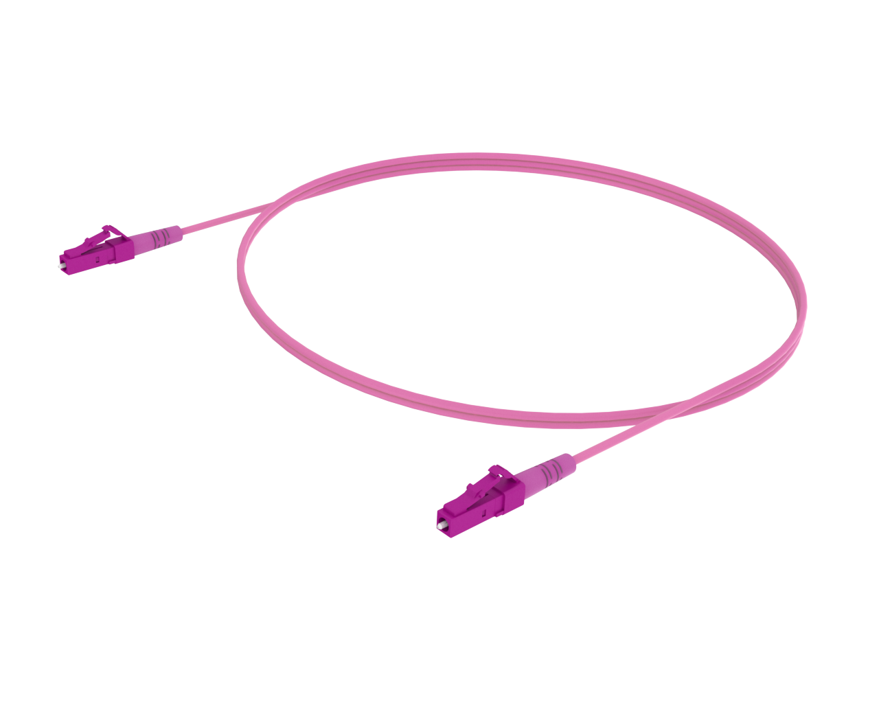 Kabel Patch Simplex OM4 - LC/UPC ke LC/UPC, Erika Violet
