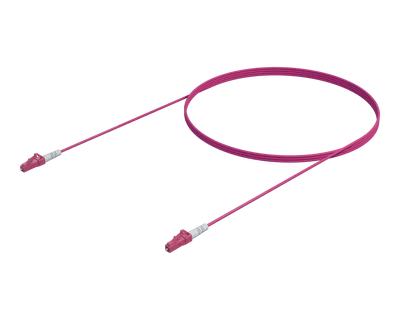 สายแพทช์ซิมเพล็กซ์ OM4 - LC/UPC ถึง LC/UPC, สีเอริกาไวโอเลต