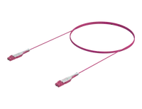 Kabel Patch Dupleks Single Cord OM4 - LC/UPC ke LC/UPC, Erika Violet