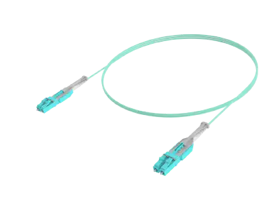 Kabel Patch Dupleks Kabel Tunggal OM4 - LC/UPC ke LC/UPC