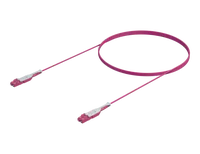 Patch Cord Dupleks Kabel Tunggal OM4 - LC/UPC ke LC/UPC, Erika Violet