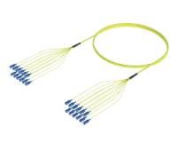 SC/UPC-SC/UPC 사전 종단 광섬유 케이블 어셈블리, 단일 모드 G.657.A1, 12개 광섬유