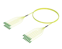 SC/APC-SC/APC 사전 종단 광섬유 케이블 어셈블리, 단일 모드 G.657.A1, 12개 광섬유