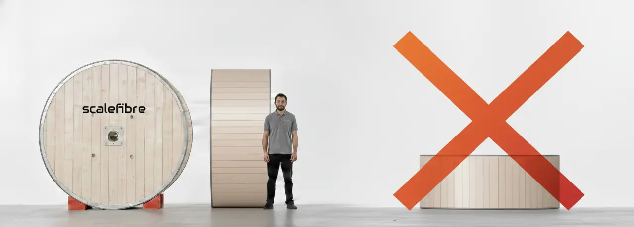 드럼을 수직으로 유지