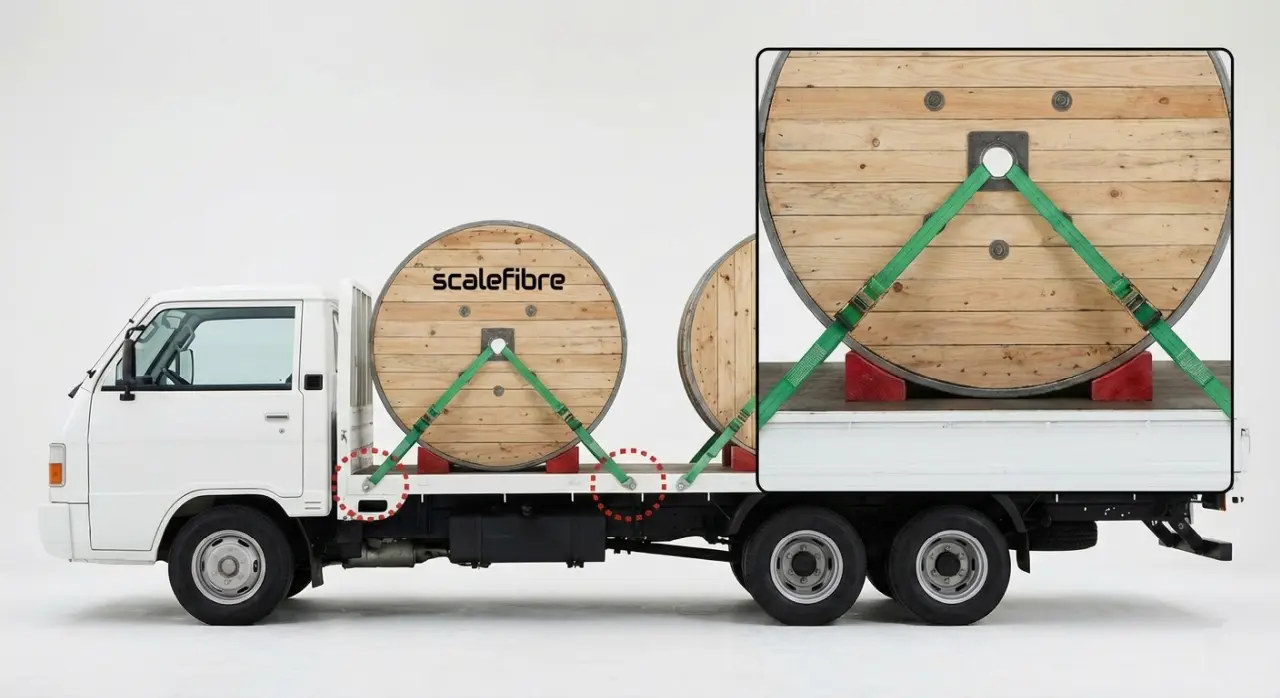 드럼을 단단히 고정