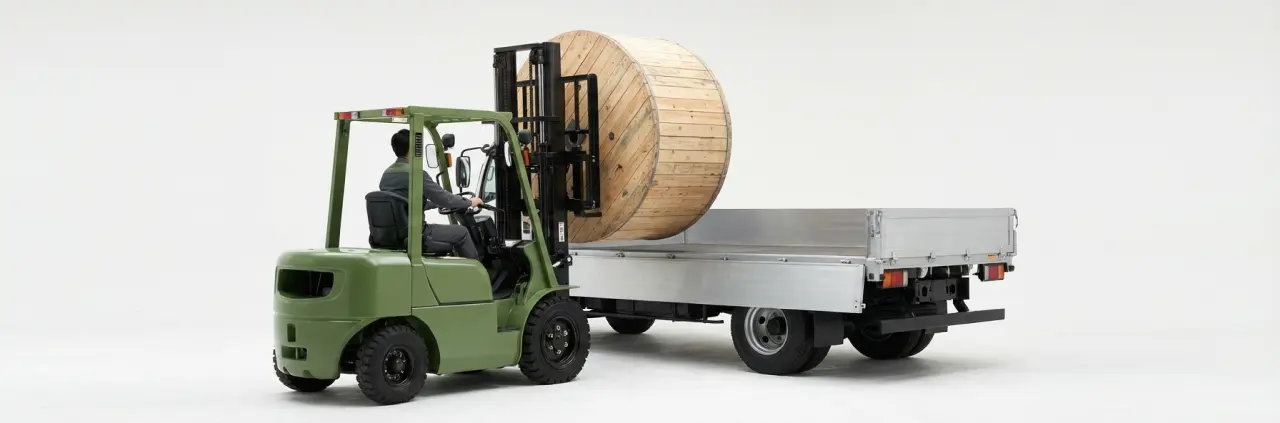 지게차 또는 크레인 사용